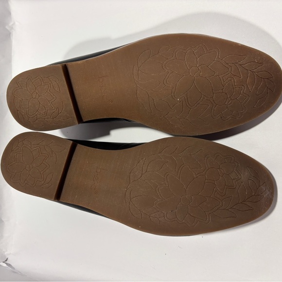 Black Leather Women's Loafers - Picture 5 of 6